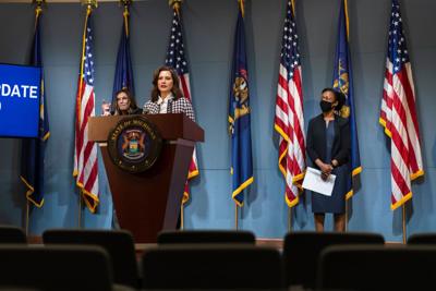 Whitmer Unveils Covid 19 Dashboard Says Boat Request Is Failed