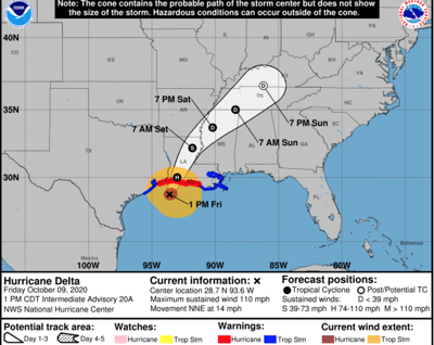 Southwest Louisiana Faces Second Major Hurricane In Six Weeks Louisiana Thecentersquare Com