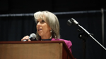 Michelle Lujan Grisham at Cabinet in Your Community Expo and Town Hall