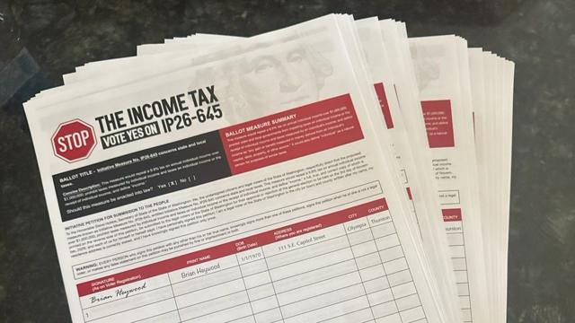 Challenge lost; Washington Supreme Court fractured over income tax repeal fight