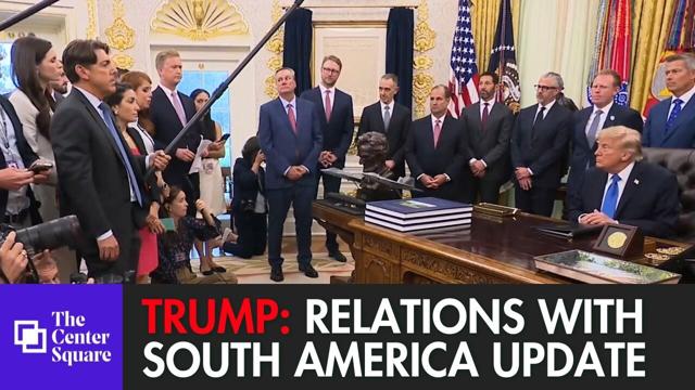WATCH: Trump touts South American wins, holds off on Venezuela elections