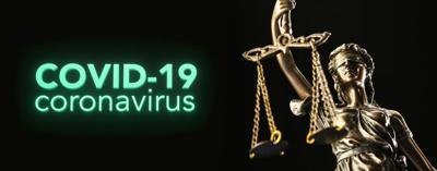 FILE - COVID-19 Coronavirus Court Courtroom Litigation Legal