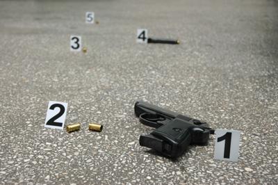 FILE: Gun crime scene