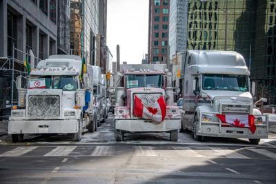 Canadian trucker blockade