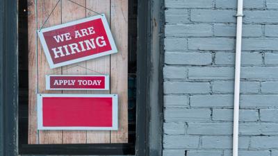 https://unsplash.com/photos/a-sign-that-says-we-are-hiring-and-apply-today-B3UFXwcVbc4
