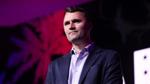 Charlie Kirk speaking at the 2025 Chapter Leadership Summit in Tampa, Fla.