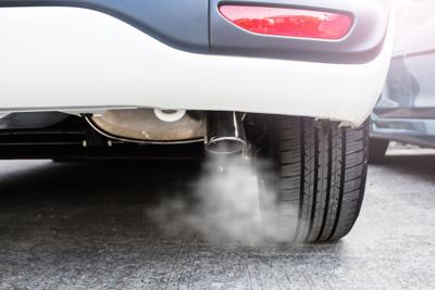 FILE - Tailpipe exhaust