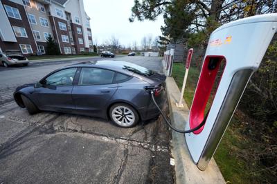 EV charging electric vehicle FILE