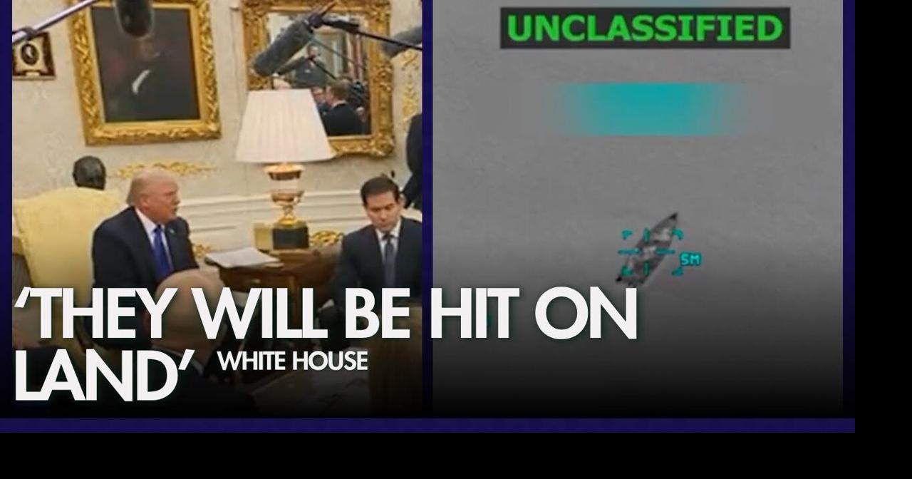 WATCH: Trump says he could attack drug cartels on land amid boat strikes