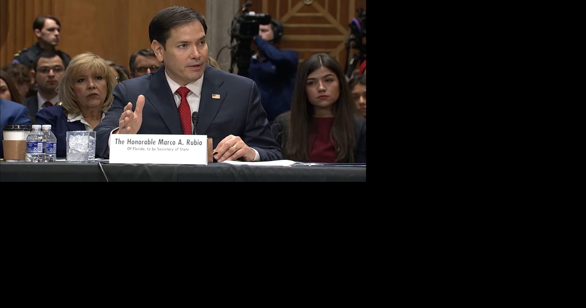 Marco Rubio confirmed as Secretary of State