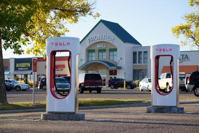 FILE - Wyoming Electric Vehicle Chargers