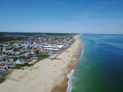 Drone,Photo,Of,Bethany,Beach,Delaware