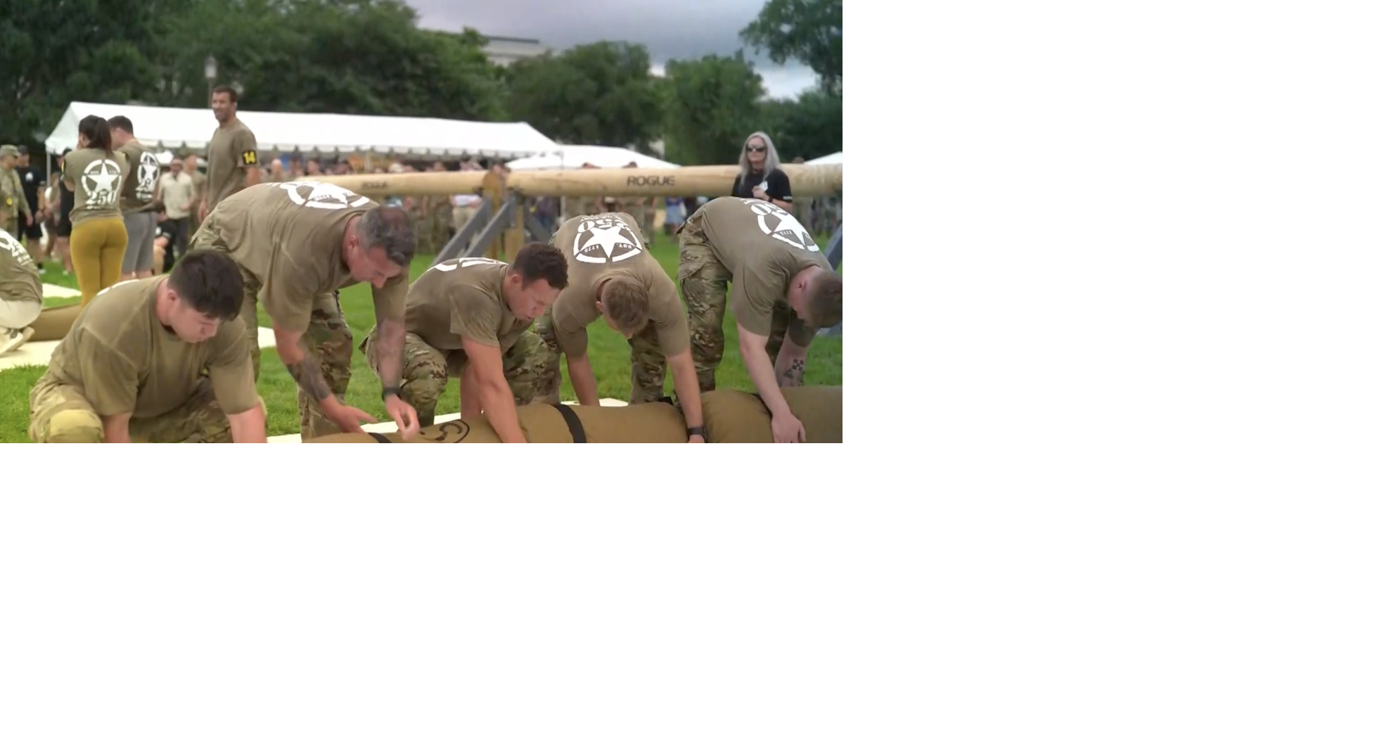 WATCH: Events under way celebrating U.S. Army's 250th anniversary