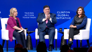 Pritzker joins Clinton, Whitmer for abortion discussion