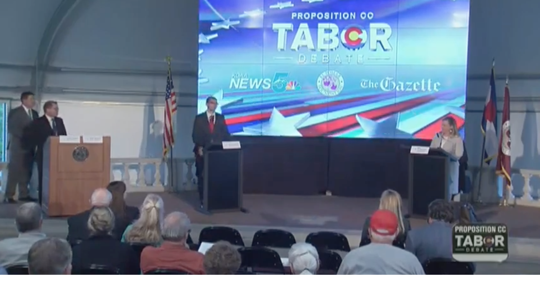Opposing sides debate TABOR tax refund ballot measure Colorado