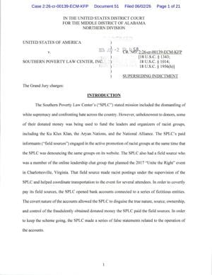 SPLC Superseding Indictment