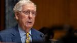 Sen. Mitch McConnell at a Senate Appropriations Subcommittee hearing on the Defense budget.