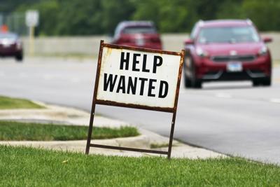FILE - help wanted, Illinois, Virus Outbreak-Unemployment Benefits