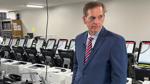Georgia Secretary of State Brad Raffensperger speaks during voting equipment testing in Bartow County.