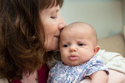 FILE - Parental leave family newborn infant