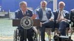 Texas Gov. Greg Abbott speaking at groundbreaking