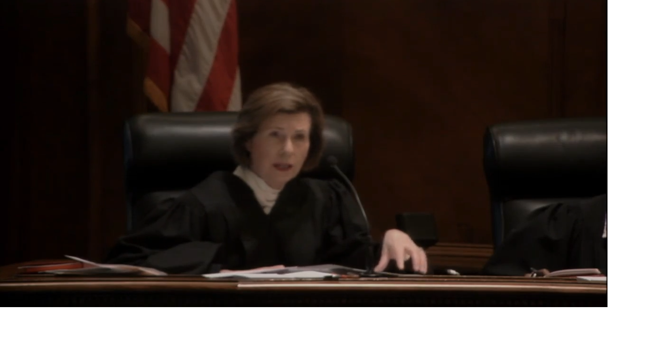 Illinois Supreme Court Justice Elizabeth Rochford and attorney Jerry