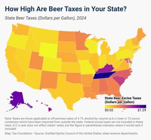 Report: Tennessee, Kentucky rank high on beer excise tax rates