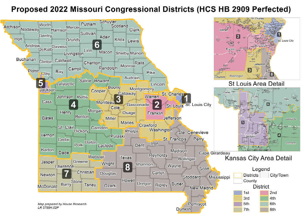 Missouri Senate Takes Up Congressional Map With 25 Hours Remaining In ...