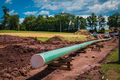 FILE - Natural gas pipeline