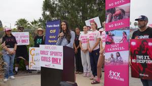 California girls' sports protest 3