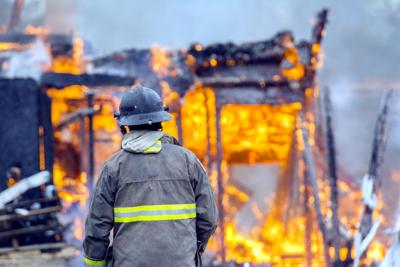 FILE - PA Volunteer Firefighter 10-8-2016
