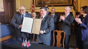 Illinois quick hits: Former deputy's trial moved to Peoria; Pritzker signs memo with UK