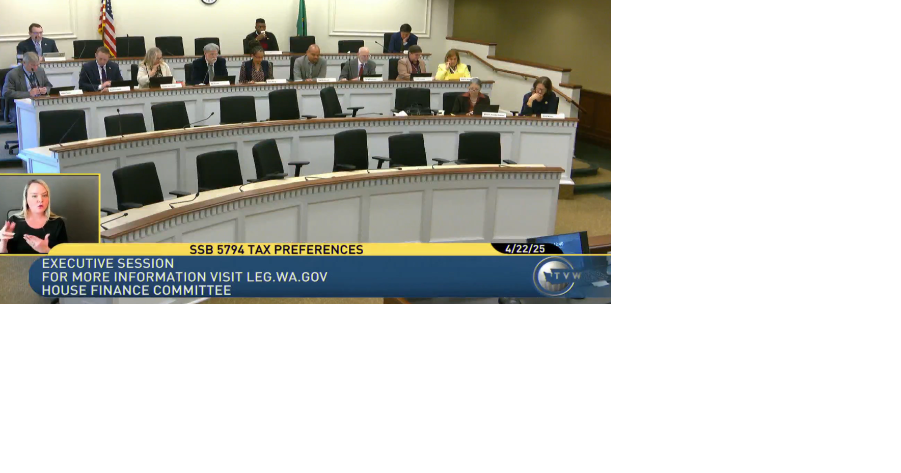 Washington State House Finance Committee Advances Trio of Tax Bills