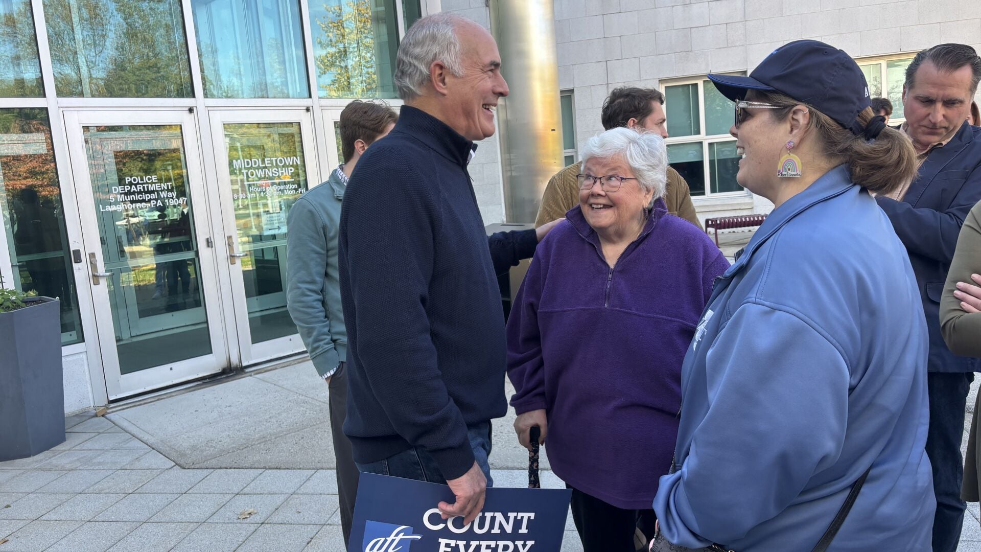 Bob Casey Jr. Campaigns for Democrats in Bucks County