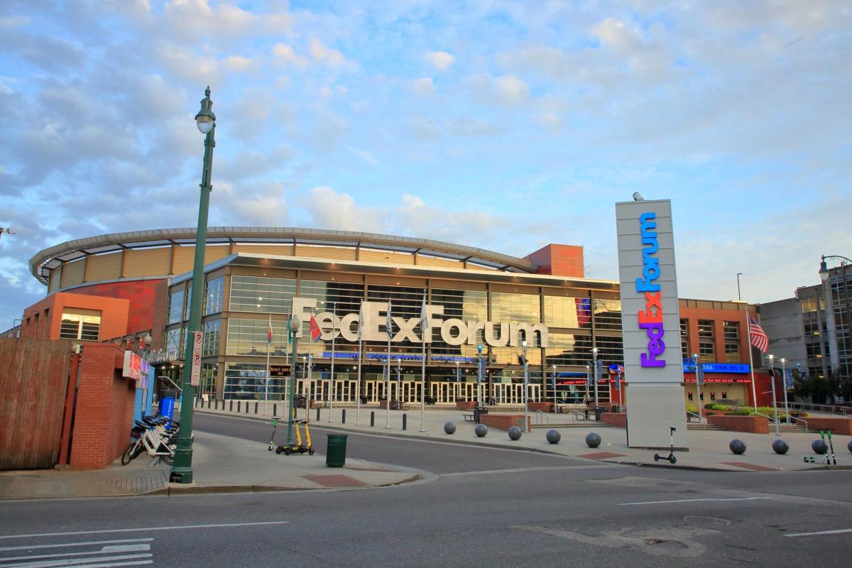 NBA Basketball Arenas - Memphis Grizzlies Home Arena - FedExForum