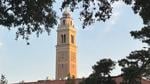 LSU Memorial Tower, known as the Campanile, on campus in Baton Rouge.