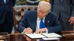 President Donald Trump Signs Executive Orders in the Oval Office