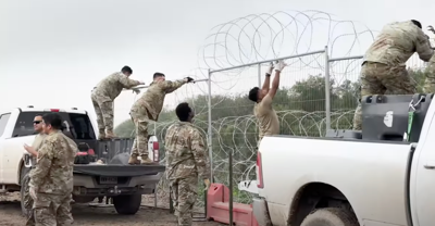 TCS border crisis Operation Lone Star concertina wire