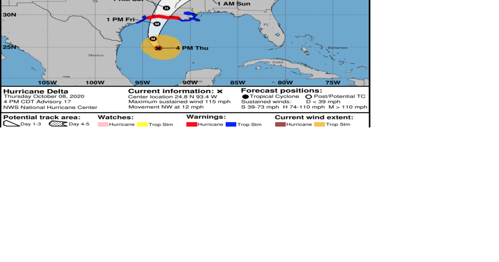 Southwest Louisiana Still Recovering From Hurricane Laura Braces For Delta Louisiana 6536