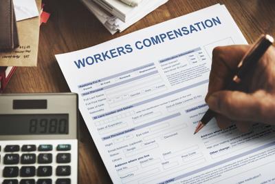 FILE - Workers' Compensation insurance, workplace injury