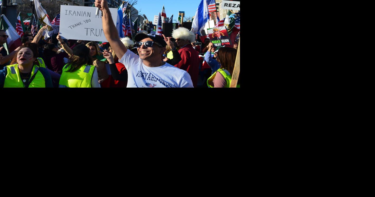 Iranians clash with protestors over U.S. strikes