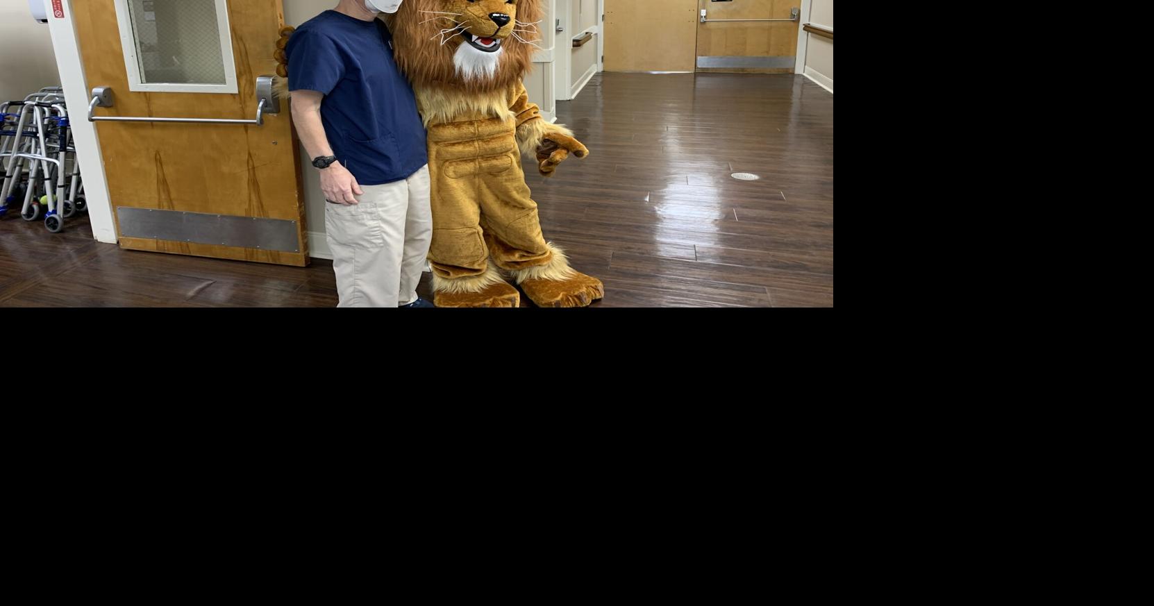 Patients at the Louisa Health and Rehab Center had a special visitor