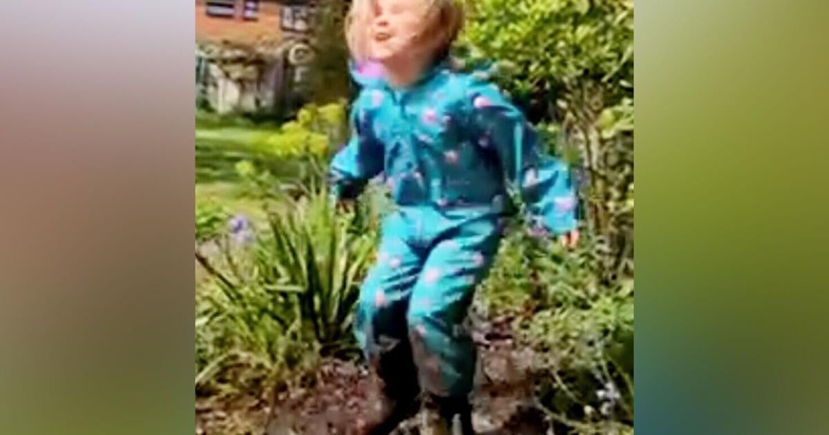 Five-year-old girl crowned World Puddle Jumping Champion | National ...