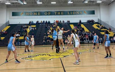 The Louisa Lions girls basketball team hosted the Salem Spartans