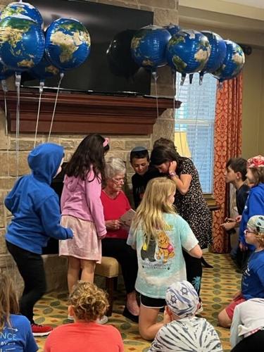 Waltonwood residents read Dr. Seuss with kids