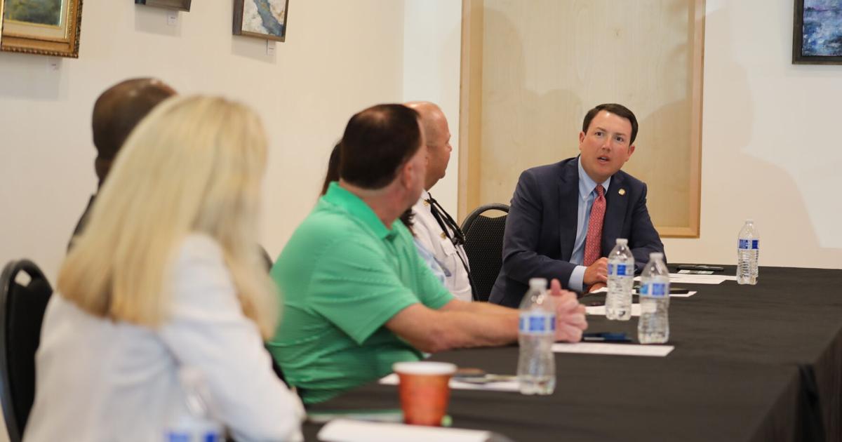 Monroe talks infrastructure strategy with state senator