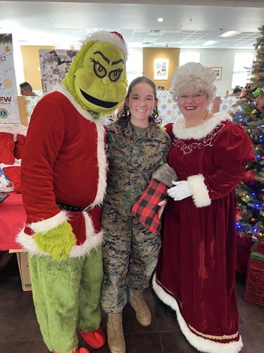 Mrs. Claus boosts morale from troops