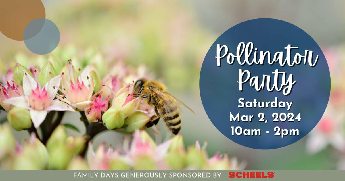 Wyoming State Museum March Family Day theme is „Pollinator Party”