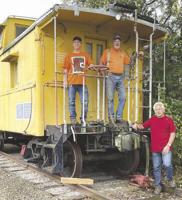 Lucinda's caboose moves back 'across town'