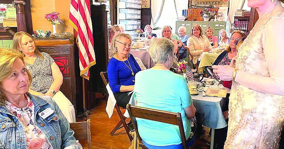 Clarion Chapter of the DAR gets a visit from the past